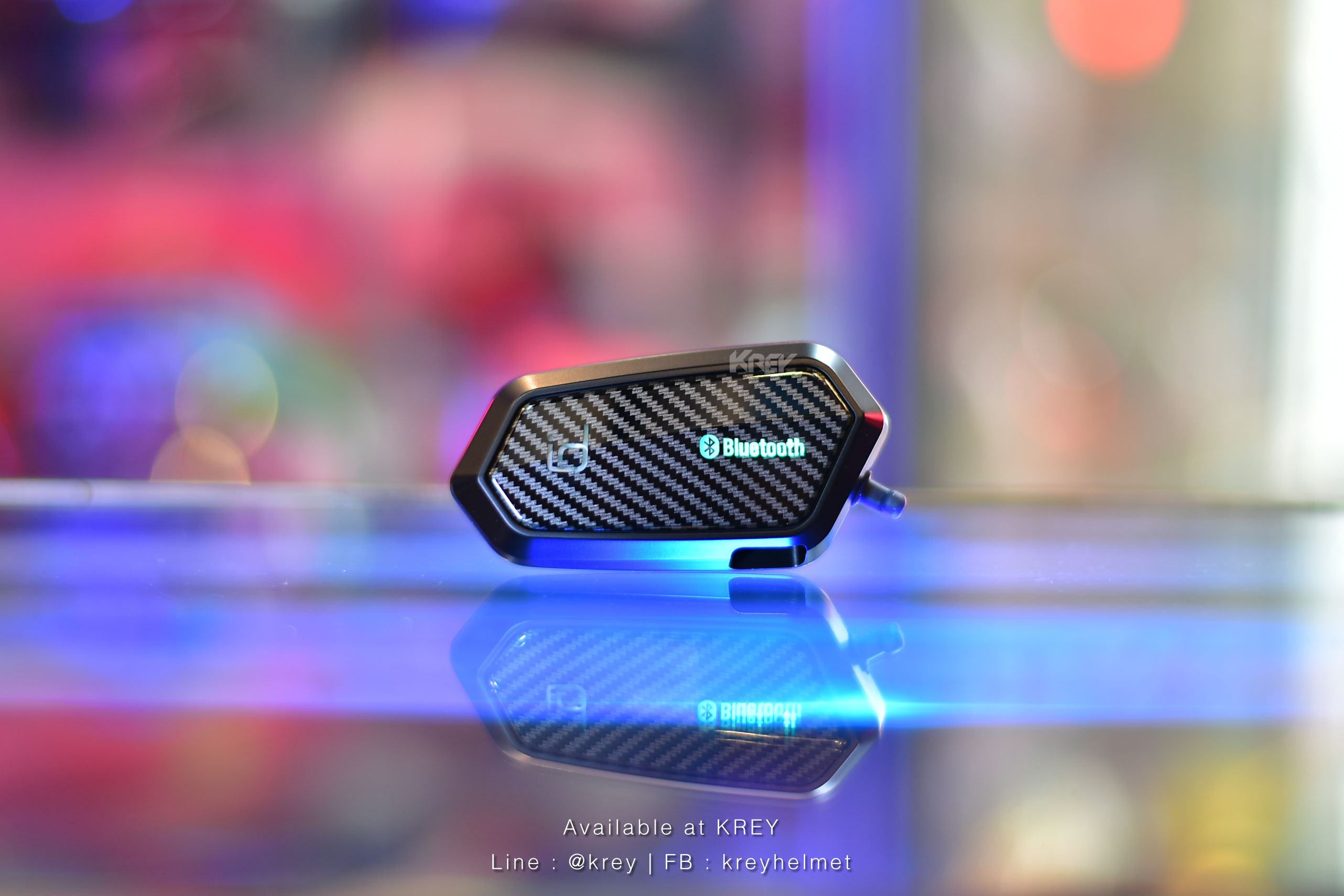 บูลทูธติดหมวก id221 MOTO A2 Pro : Carbon