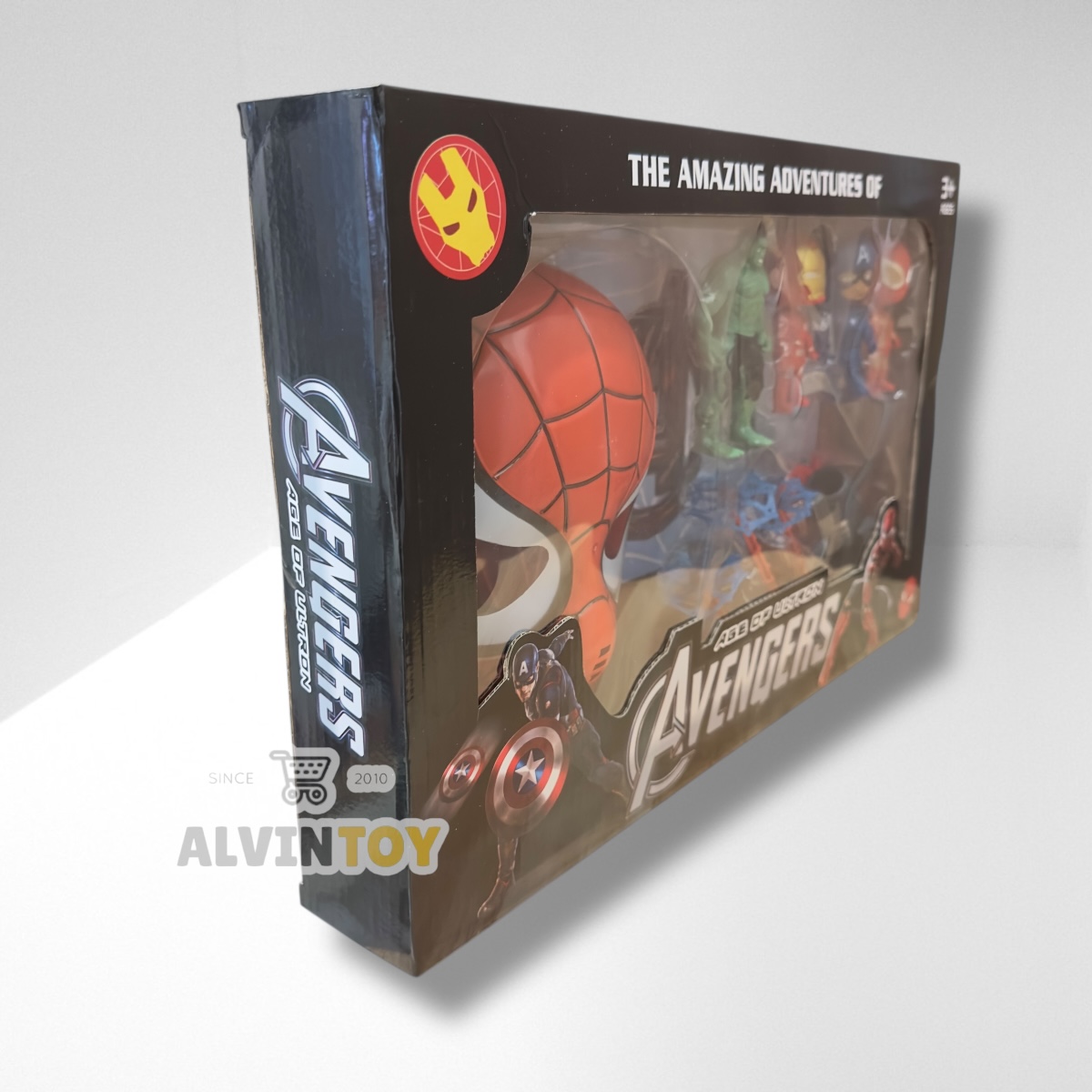 ชุดเซ็ทหน้ากาก สไปเดอร์แมน พร้อมหุ่นและอาวุธ