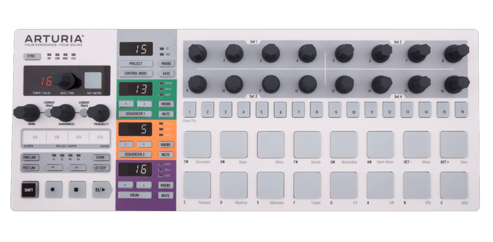 Arturia BeatStep Pro *ของแท้รับประกัน 1ปี* MIDI/Analog Controller and Sequencer