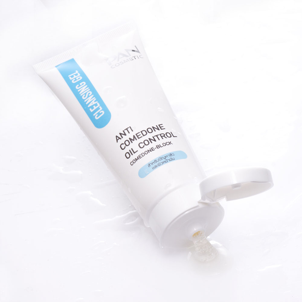 Pan Anti Comedone Oil Control Cleansing 100g. เจลล้างหน้าสูตรควบคุมความมันสำหรับคนมีสิว