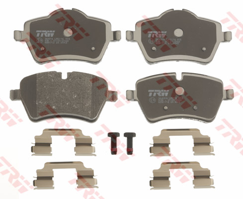 ผ้าดิสเบรคหน้า MINI COOPER R56-R59 (ปี06+) หน้ากว้าง / Front Brake Pads, TRW, 34112289146
