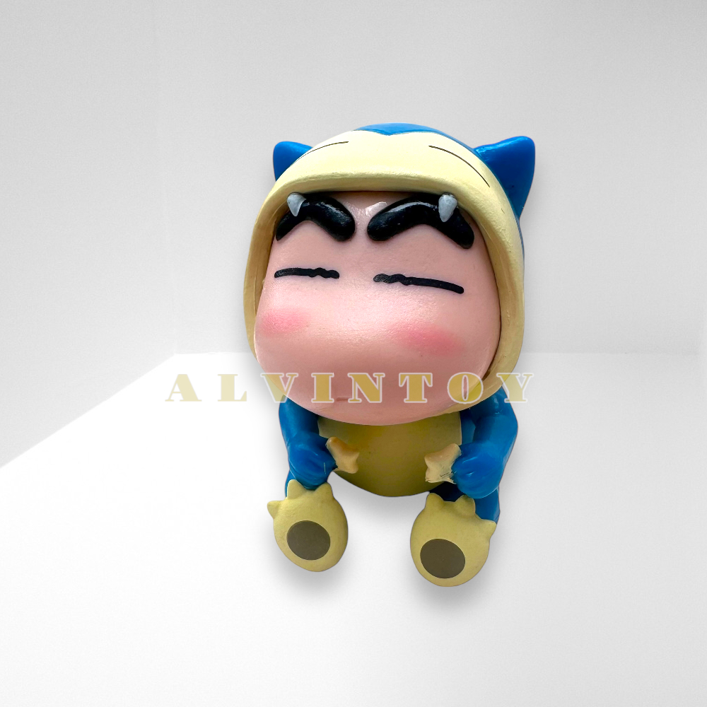 โมเดล ฟิกเกอร์ Shin-chan - ชินจังจอมแก่น ชุด 6 ตัว ขนาดความสูง 7-9 ซม.
