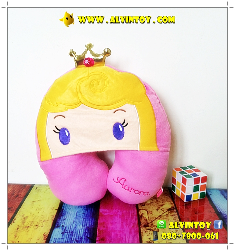 หมอนรองคอตัวยูลายเจ้าหญิง Aurora - ออโรร่า