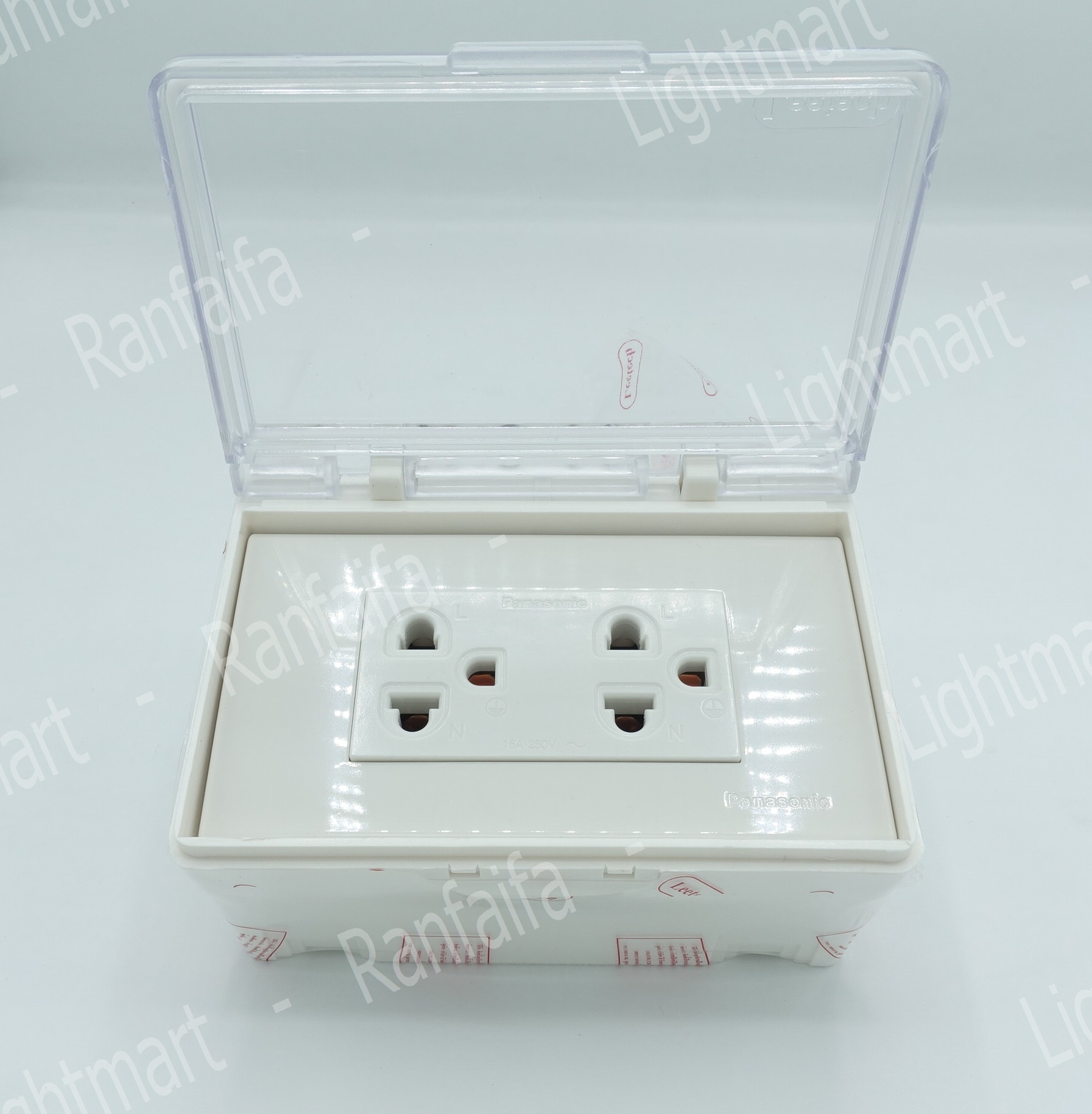 กล่องลอยกันน้ำ (ฝาใส) แนวนอน Leetech