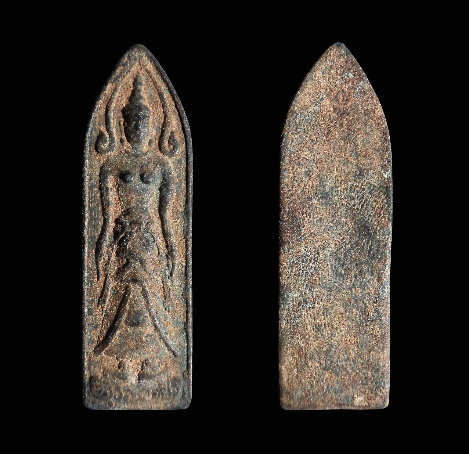 พระแม่ย่า เนื้อชินตะกั่ว ปี2503 หลวงพ่อไซร้-หลวงพ่อปี้ วัดลานหอย ปลุกเสก