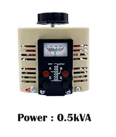Variable Voltage Transformer TDGC2 หม้อแปลงปรับแรงดันไฟฟ้าแบบแกนหมุน 1 เฟส