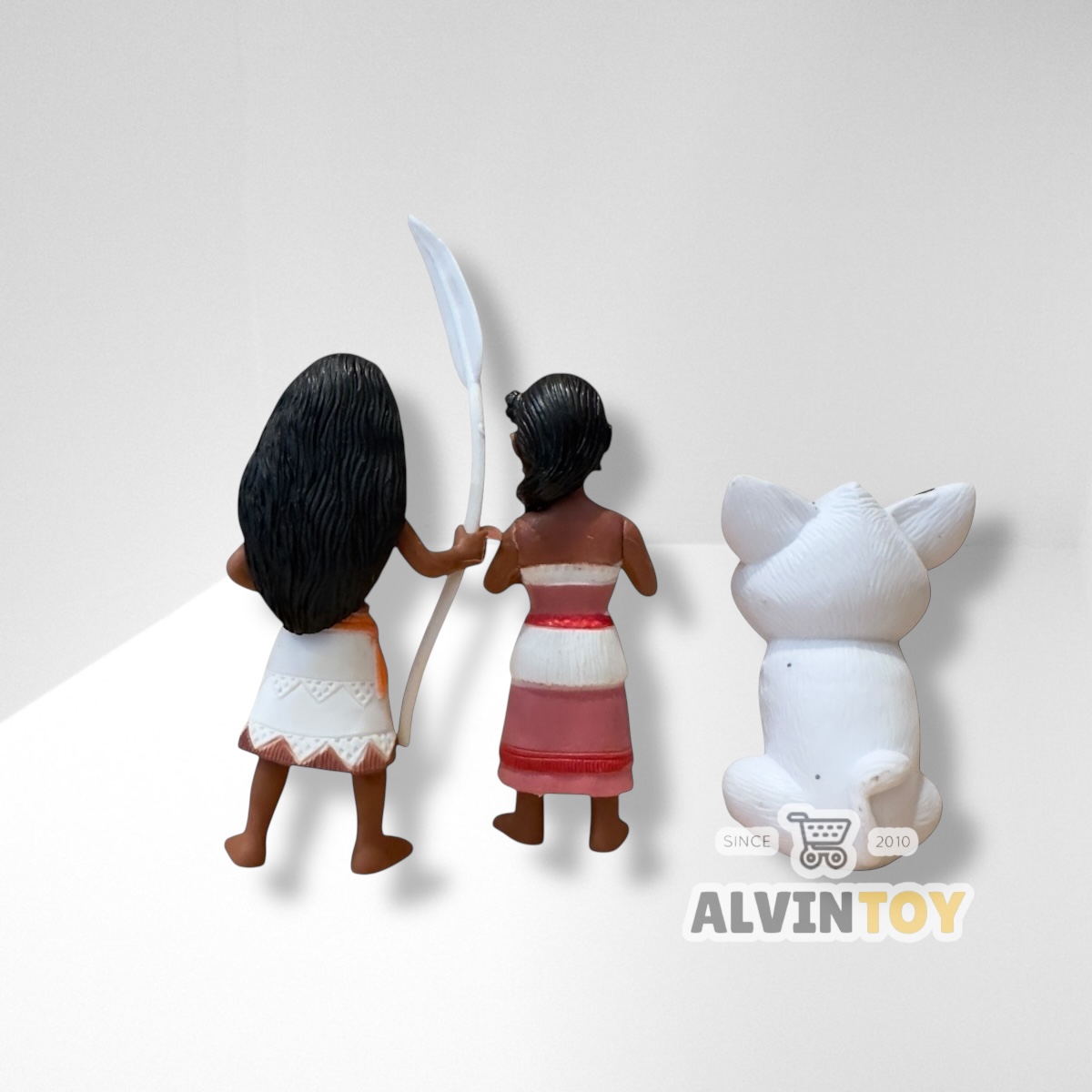 Action Figure Princess Moana โมเดล โมอาน่า 2 ชุด 6 ตัว ความสูง 7-11.5 ซม.