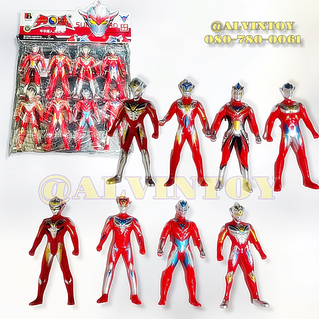 โมเดล Ultraman - อุลตร้าแมน ชุด 8 ตัว