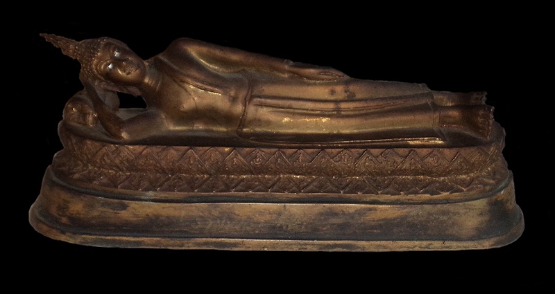 พระบูชาปางไสยาสน์(พระประจำวันอังคาร) วัดพระลอย จ.สุพรรณบุรี ขนาด 14นิ้ว
