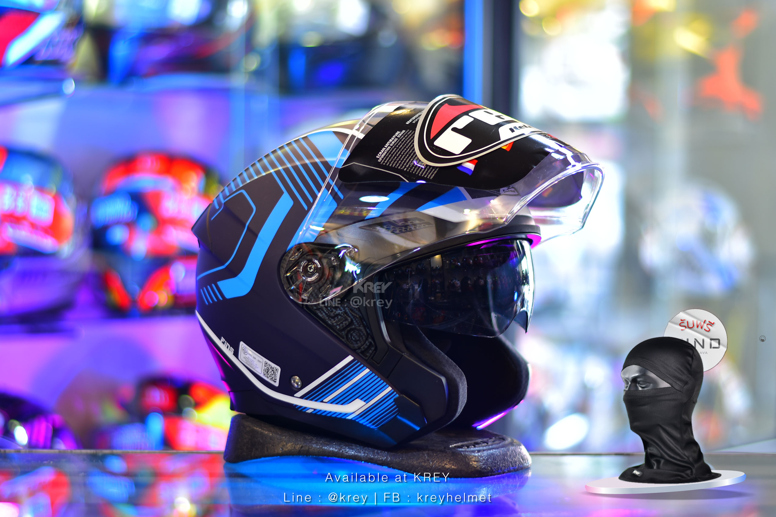 Real model Havana Fins Blue Matt