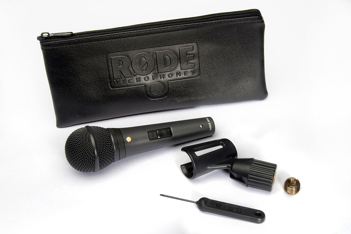 RODE M1-S *ของแท้ประกัน 1ปี* ไมค์ร้อง มีสวิทช์ Live Performance Dynamic Microphone Switch ON/OFF ฟรี!! Stand Mount, Zip Pouch
