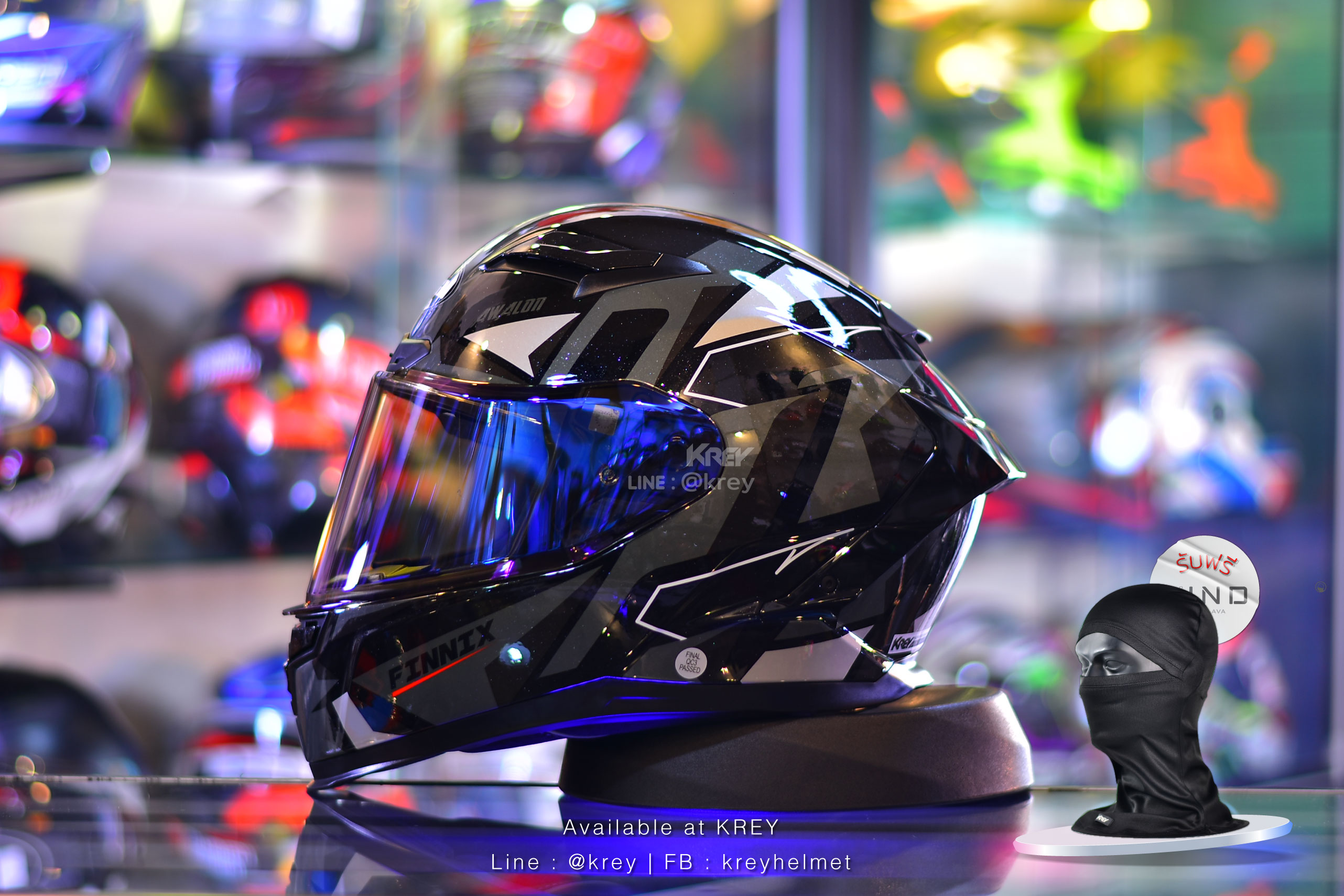 Real model Finnix Awalon Black Grey