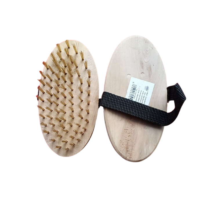 แปรงทองเหลือง ทรงวงรี ขัดพื้น ทำความสะอาด(1ชิ้น)brass brush Oval shape (1 piece)