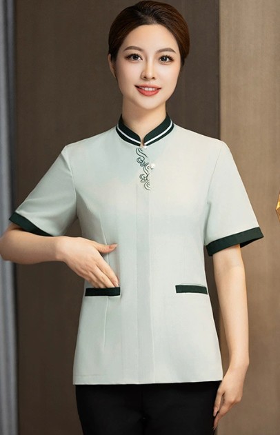 ชุดแม่บ้านโรงแรม ชุดแม่บ้านห้างสรรพสินค้า ชุดทำความสะอาดห้องพักแขก ชุดพนักงานทำความสะอาด