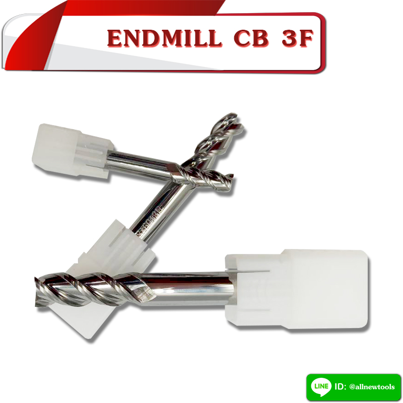 ENDMILL CB 3F (ALUMINUM) 55HRC