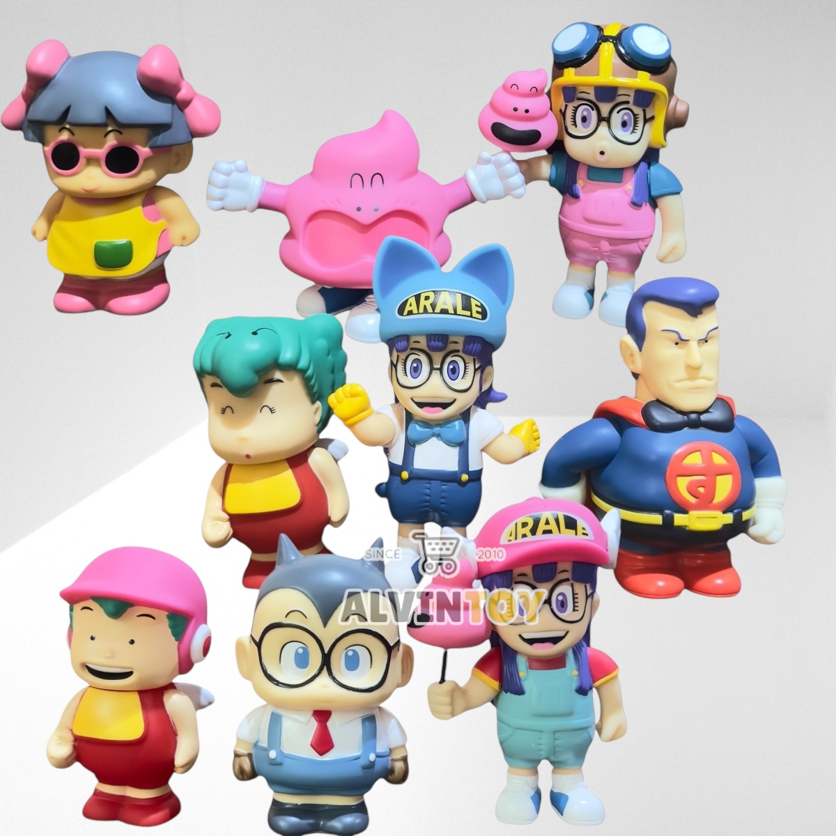 Figure ครอบครัว Arale - อาราเล่ 9 ตัว