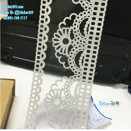Border Transparent Wall Sticker สติ๊กเกอร์ติดผนังแต่งขอบ WP027 (กว้าง10cm.xสูง10m.)