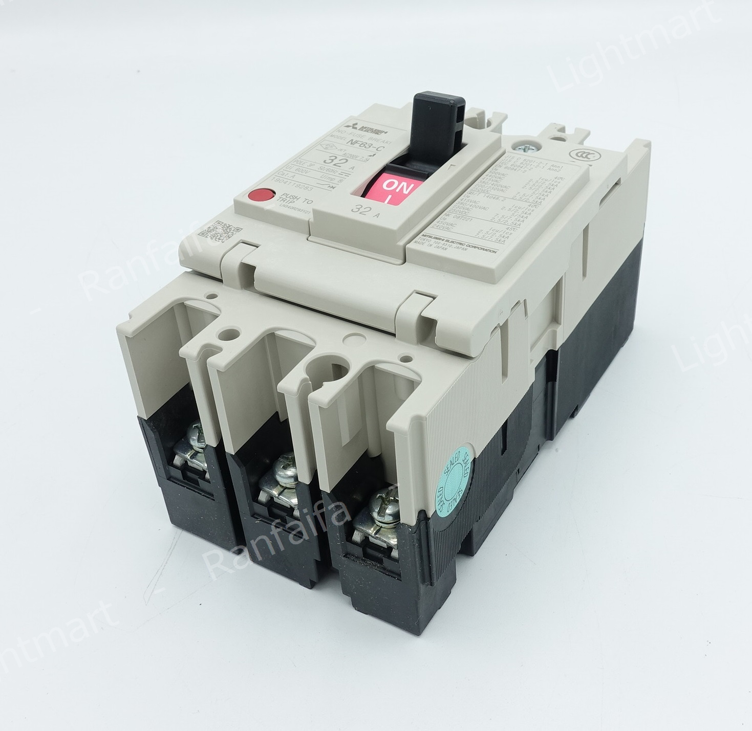 เบรกเกอร์ 3P 63CV 20A (5kA) Mitsubishi