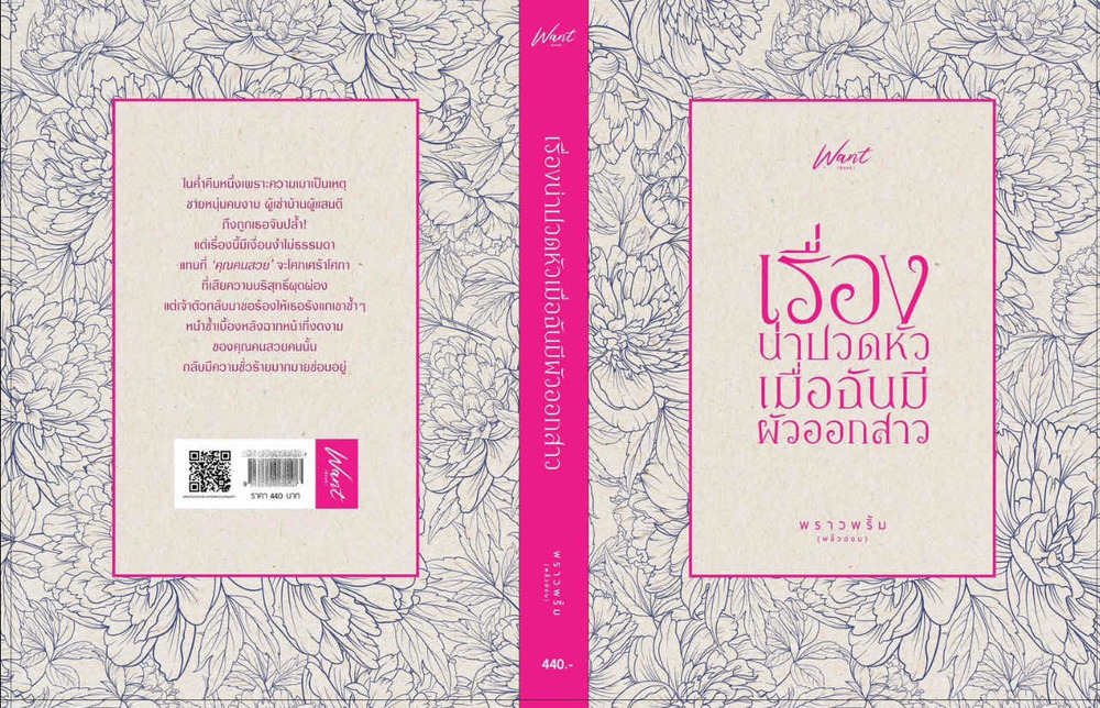 เรื่องน่าปวดหัวเมื่อฉันมีผัวออกสาว (NC20+) / พราวพริ้ม (พลิ้วอ่อน) ( ทำมือ ใหม่ แถมฟรีปกพลาสติกใส.)