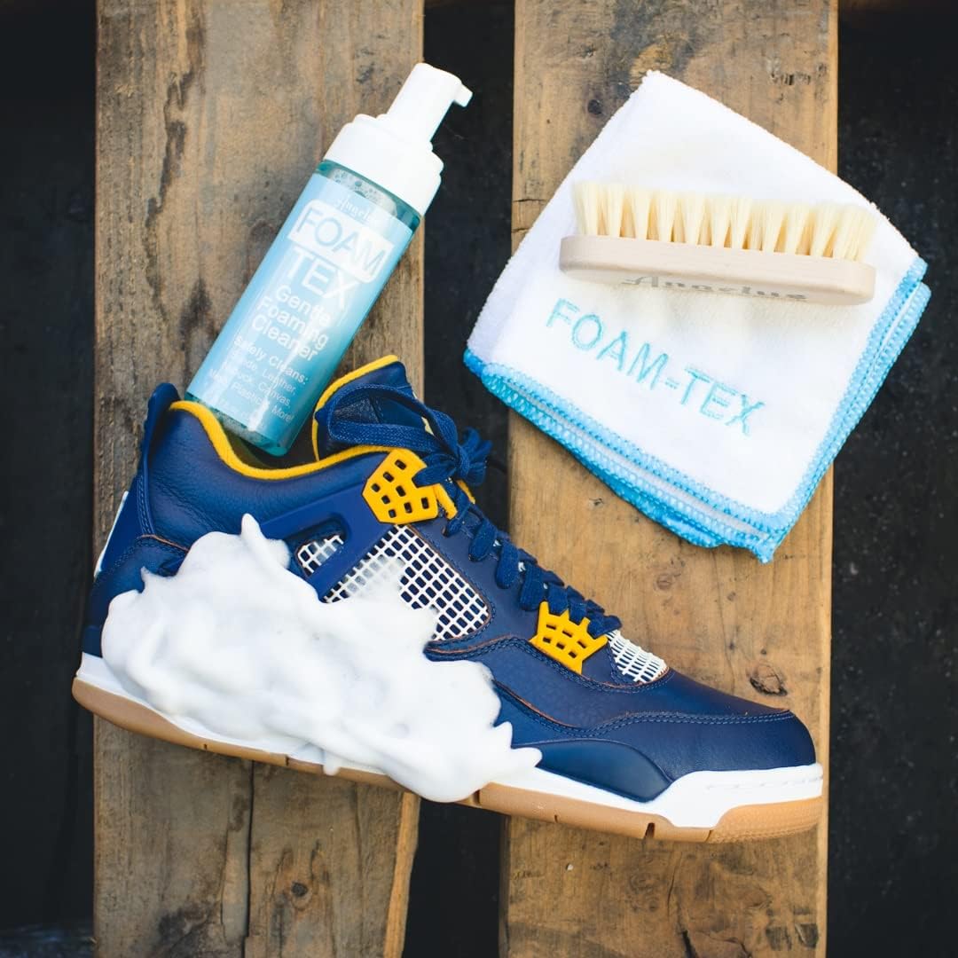 Angelus Foam Tex ชุดทำความสะอาดรองเท้าพร้อมแปรงขน made in USA