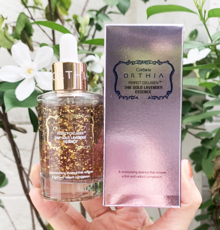 Coreana Orthia Perfect Collagen 24k Lavender Gold Essence 50ml.