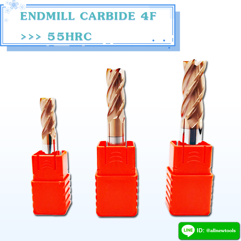 ENDMILL CB 4F 55HRC