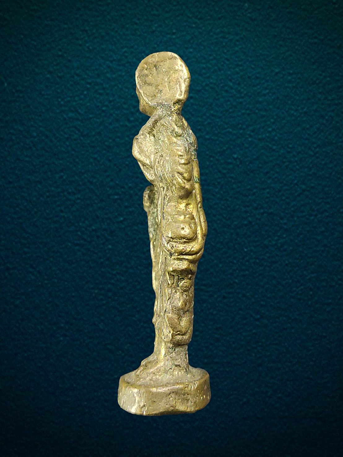 พระสิวลี หลวงพ่อแฉ่ง วัดบางพัง จ.นนทบุรี ปี 2495 เนื้อทองเหลือง