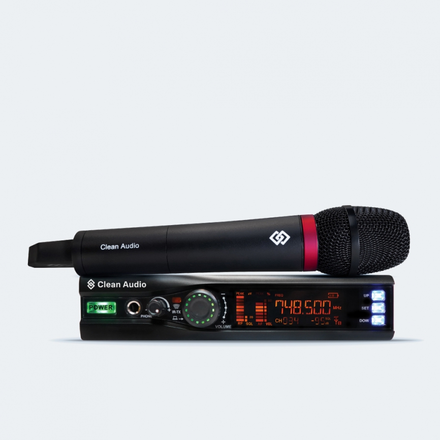 CLEAN AUDIO CA-M1/289 *ของแท้รับประกัน 2ปี* ชุดไมโครโฟนไร้สายแบบถือ Wireless Handheld Microphone Set