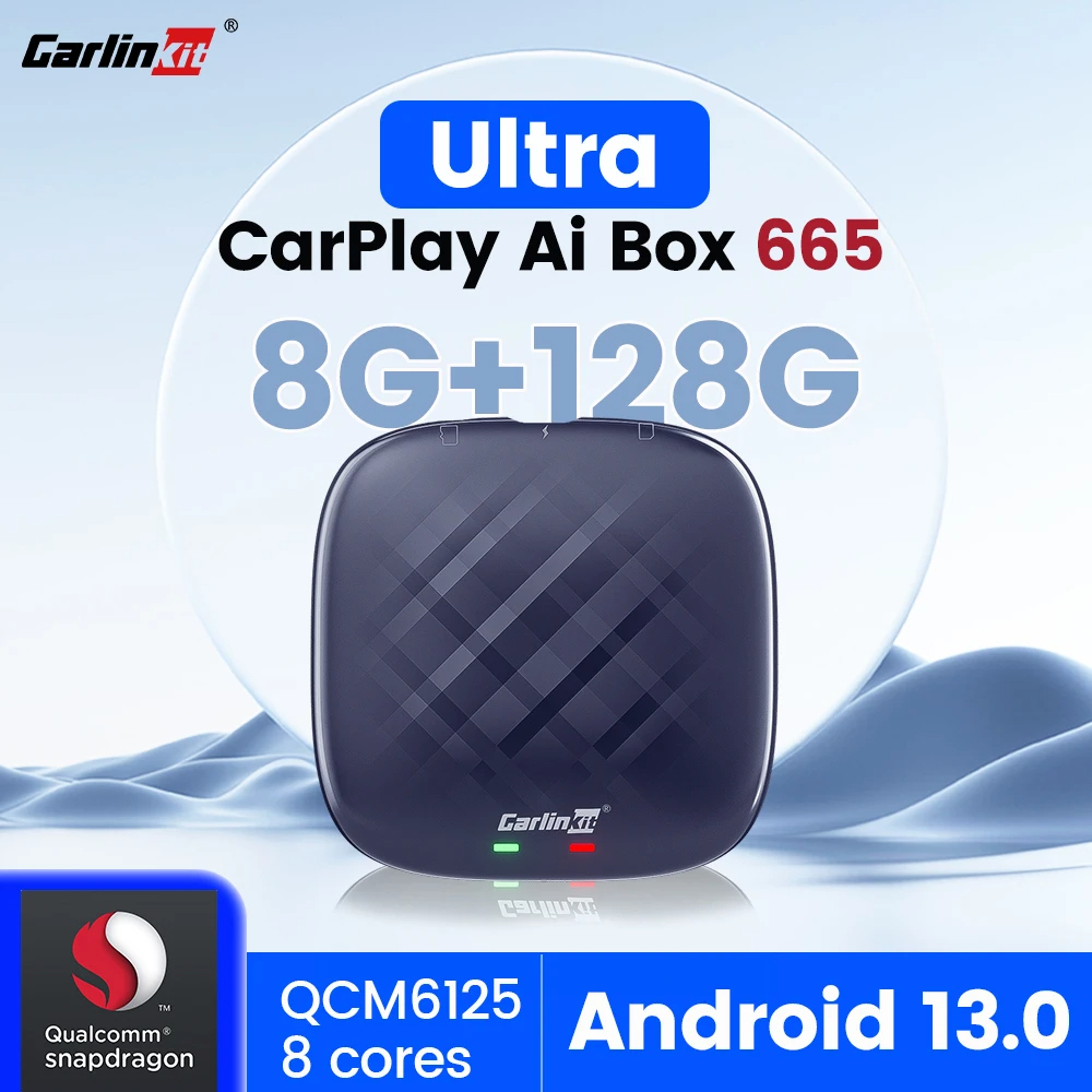 ของแท้ ส่งจาก กทม ประกันไทย รุ่นท้อปสุด แรงสุด T-Box Plus- Carlinkit Android CPU8core Ram8 Rom128 AI Box