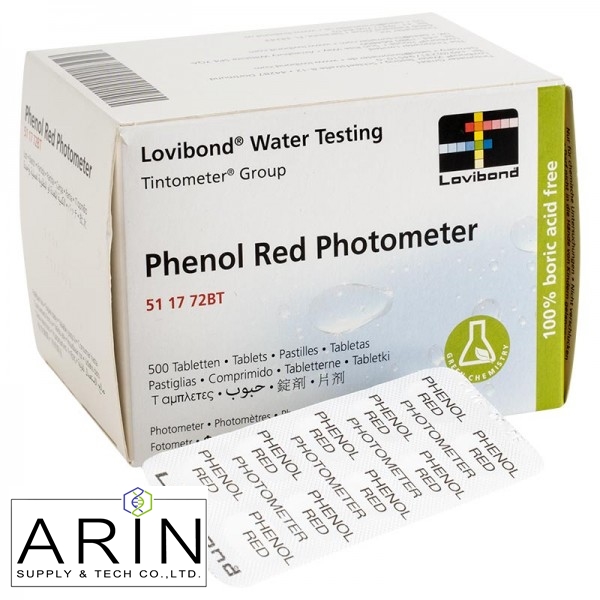 เม็ดยาวัดค่ากรด-ด่าง Phenol Red Photometer - Lovibond