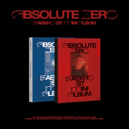 ( Pre-Order ) BAEKHO 1st Mini Album Absolute Zero Set 2 ver วางจำหน่าย 12 / 10 / 2022