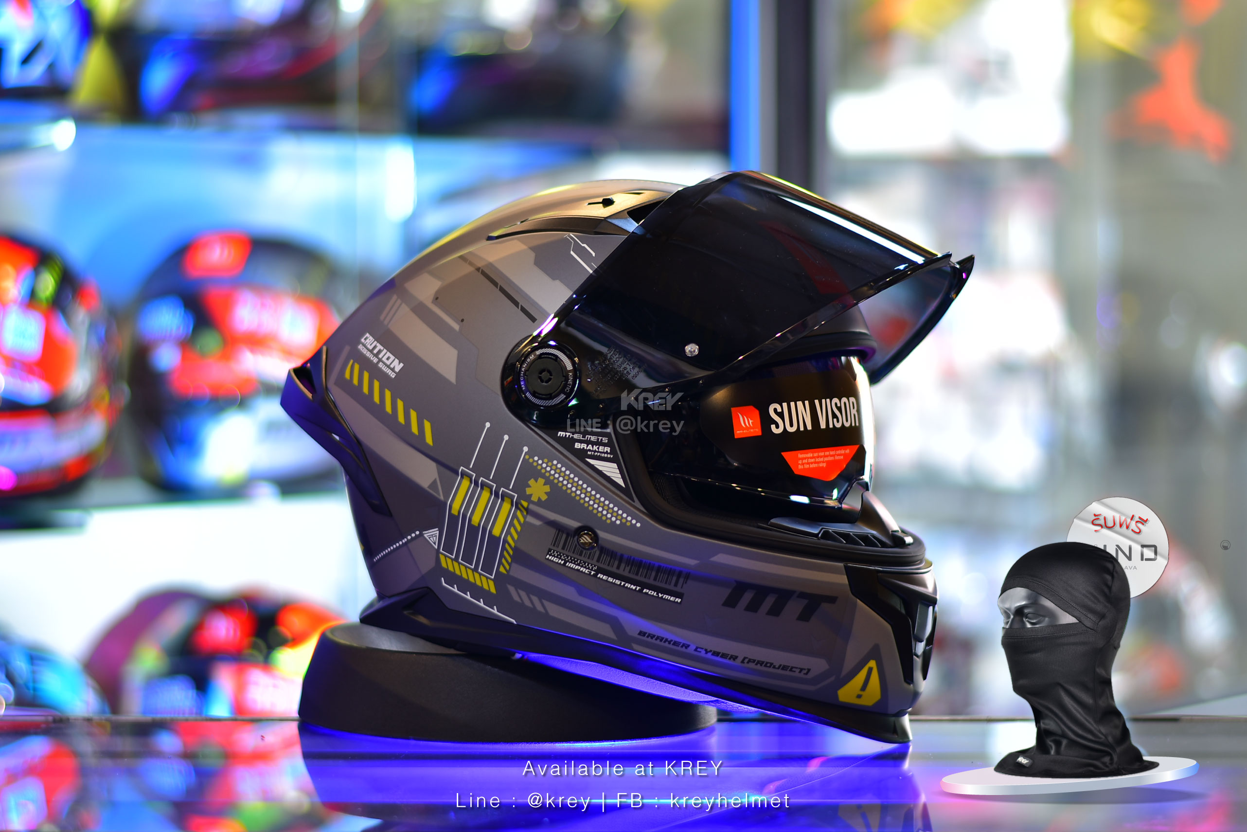 MT model BRAKER SV CYBER MATT GREY