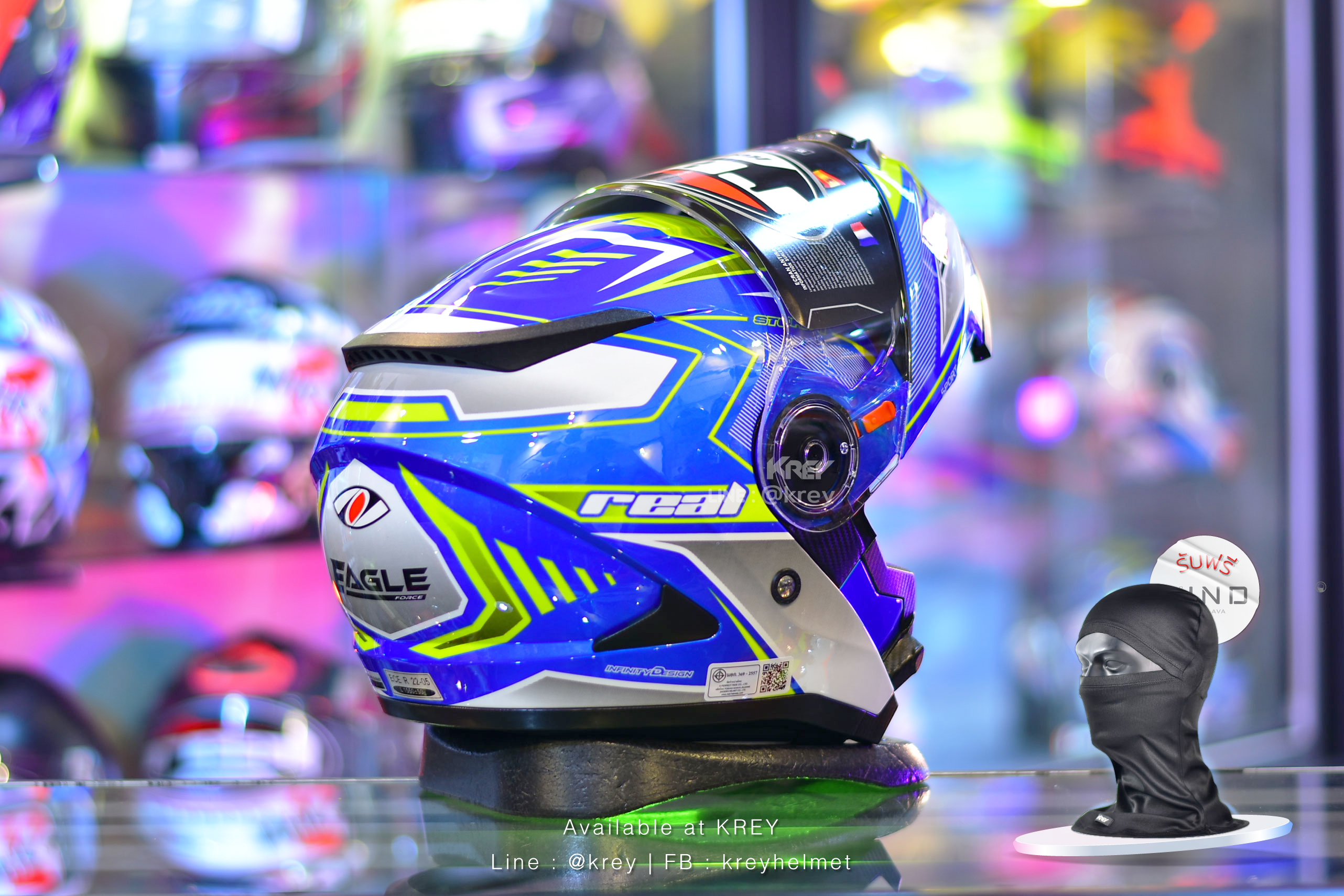 Real model Storm Eagle Force Blue Yellow