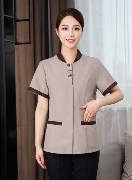 เสื้อแม่บ้าน ชุดพนักงานทำความสะอาด ชุดแม่บ้าน