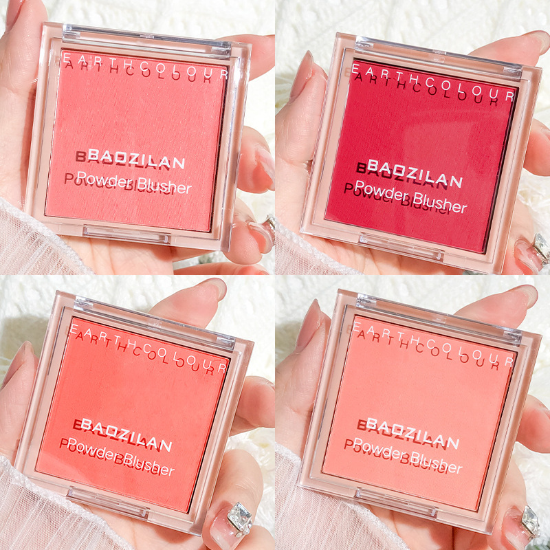 Baozilan บลัชออน ทาแก้ม ปัดแก้ม (7 กรัม) Earth Color Powder Blusher (7 G)