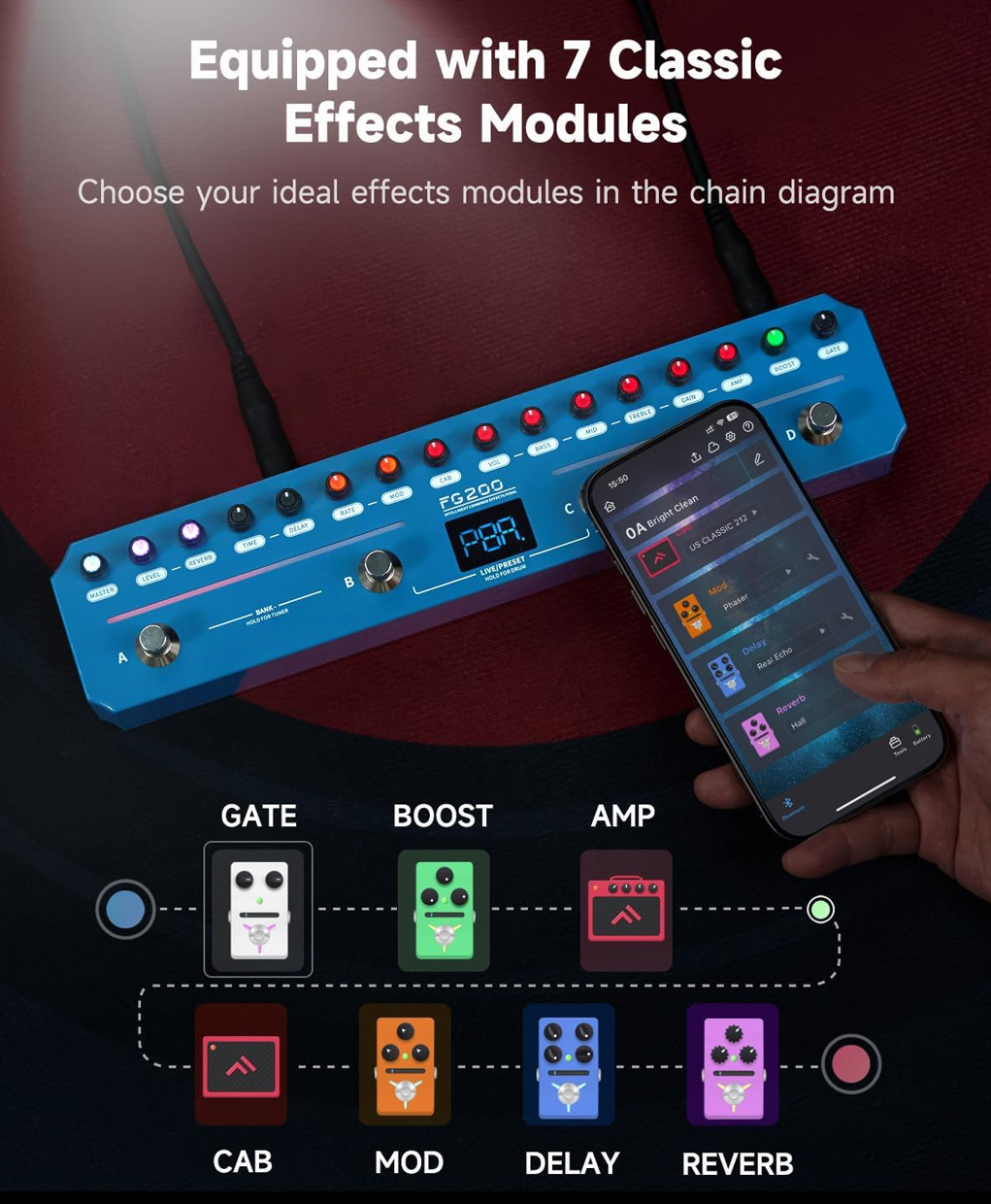 Flamma FG200 *ของแท้รับประกัน 1ปี* Guitar Effects pedal, เอฟเฟกต์กีต้าร์