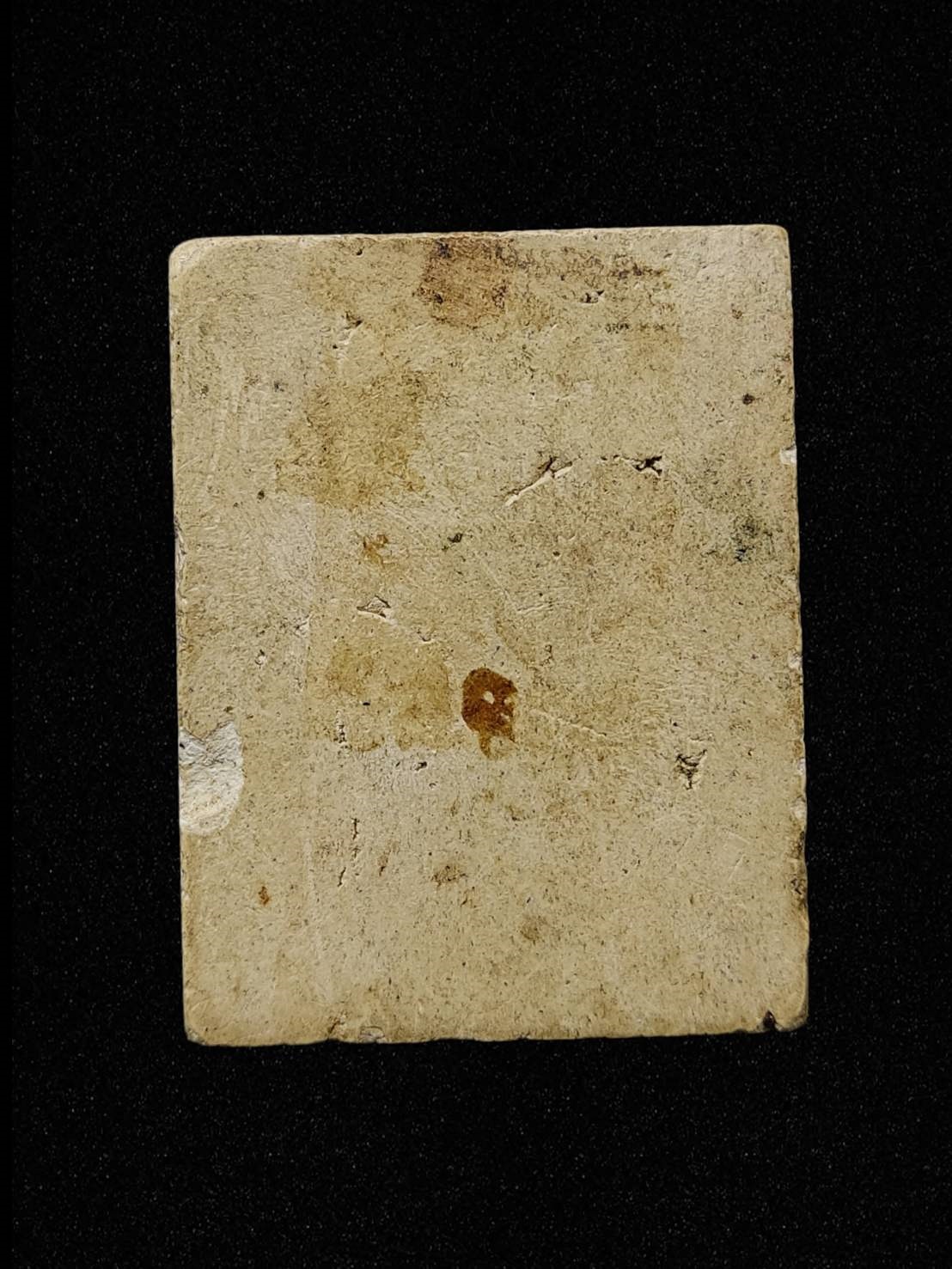 สมเด็จพระสังกัจจายน์ ข้างยันต์พุทโธ เนื้อผงเก่า