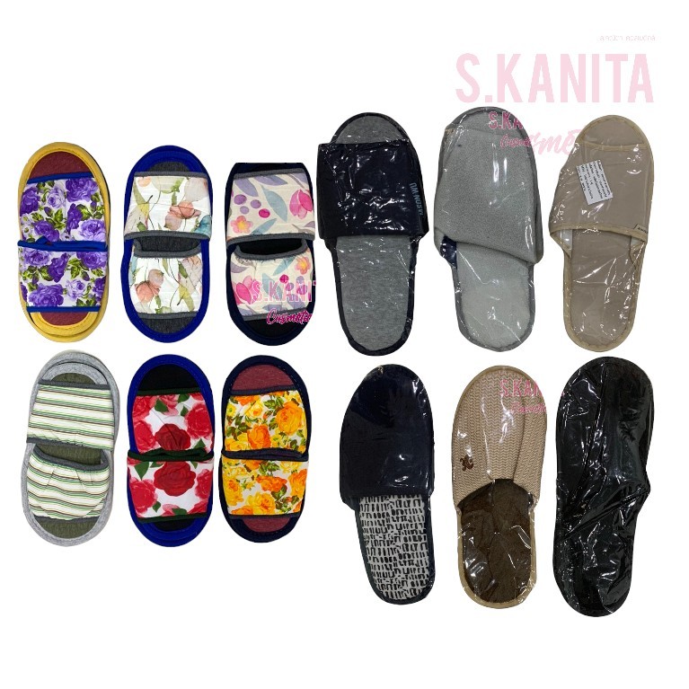 รองเท้าใส่ในบ้าน คละลายคละแบบคละสี