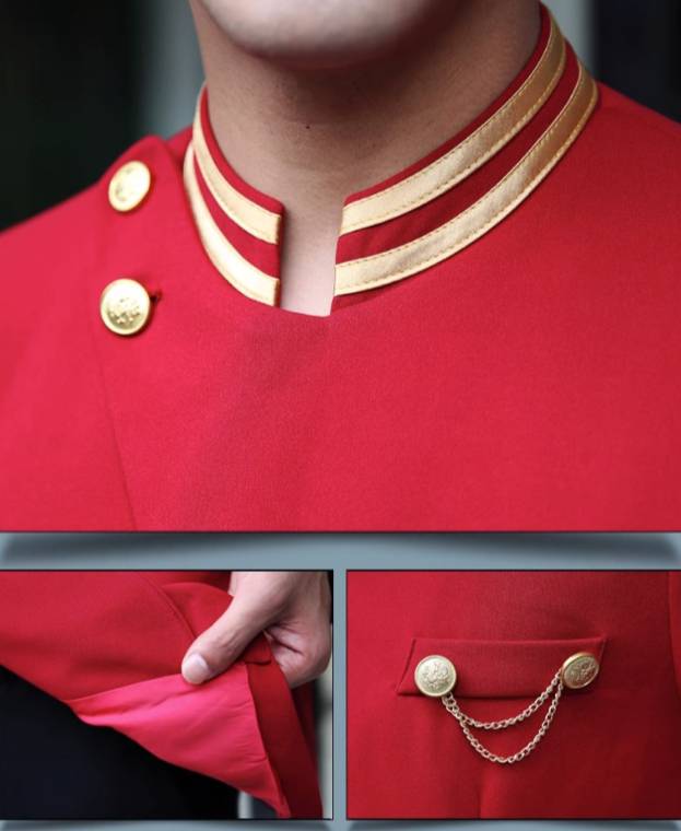 เครื่องแบบพนักงาน ชุดพนักงานต้อนรับโรงแรม ชุดพนักงานต้อนรับโรงแรมชาย