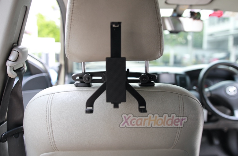 HEADREST TABLET 3legs HOLDER SET | ที่วางแท็บเล็ต แบบสามขา เกาะหัวหมอนเบาะนั่งรถยนต์