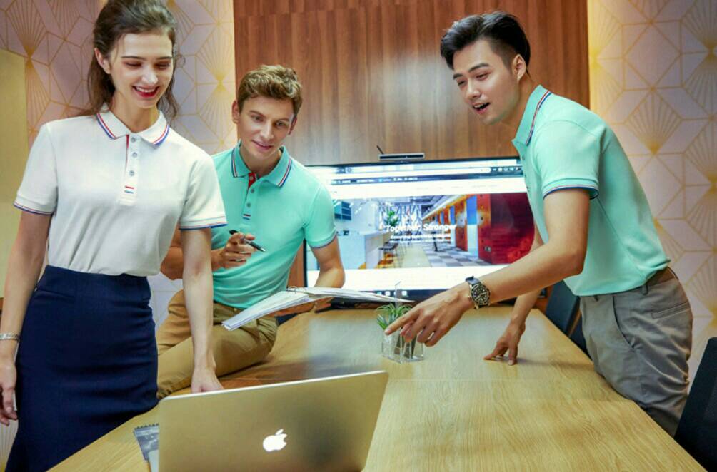 เสื้อยืดโปโล เสื้อยืดคอปกโปโล เสื้อพนักงาน