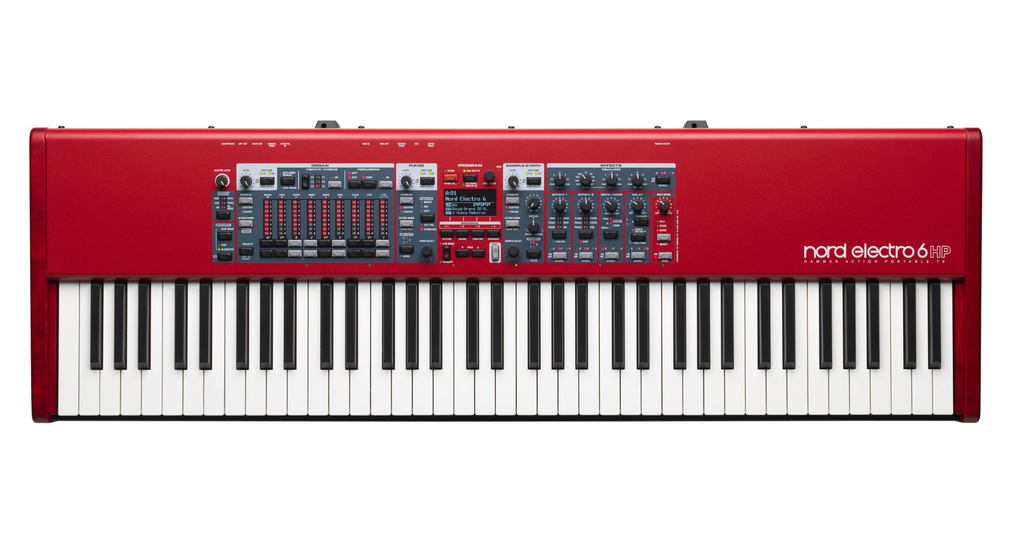Nord Electro 6 HP 73 *ของแท้รับประกัน 1ปี* สุดยอดคีย์บอร์ดระดับโลก Made in Sweden, คีย์ Hammer Action, ฟังก์ชั่นเปียโนไฟฟ้า, ซินธีไซเซอร์, ออแกน เอ็กเฟ็กต์ครบครัน