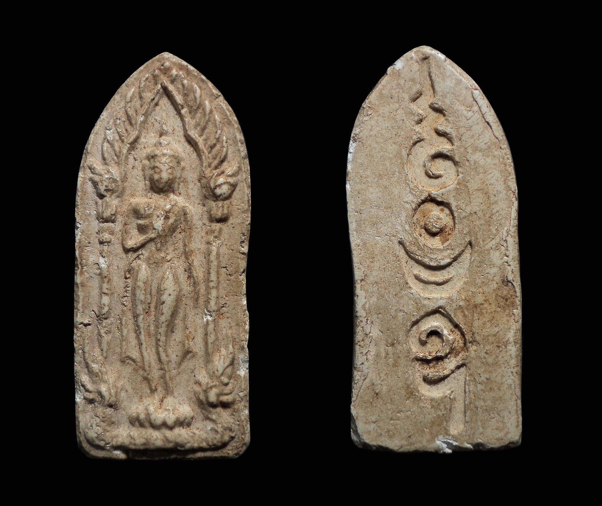 พระลีลาประทานพร หลวงพ่อแหนง วัดหนองบัว จ.กาญจนบุรี ปีพ.ศ.2512