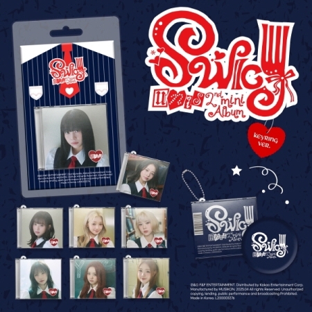 ( Pre-Order ) UNIS 2nd Mini Album [SWICY] Keyring ver Set 8 ver * ไม่มี Poster พับภายในกล่อง * วางจำหน่าย 16 / 4 / 2025