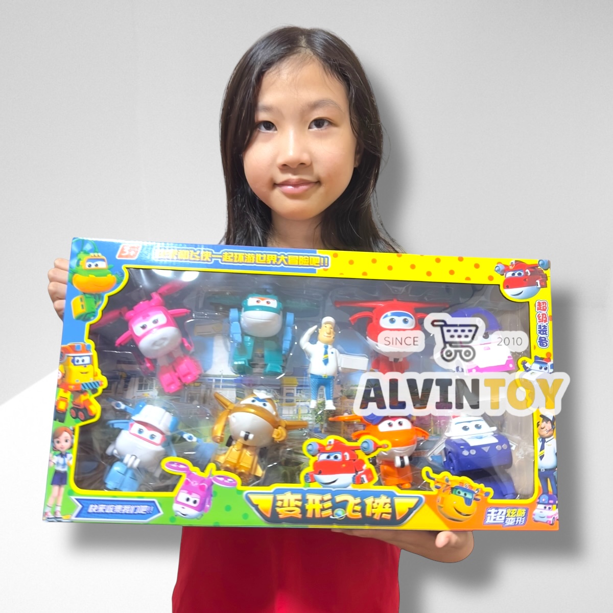 หุ่นยนต์ Super Wings - ซุปเปอร์วิง ชุด 9 ตัว