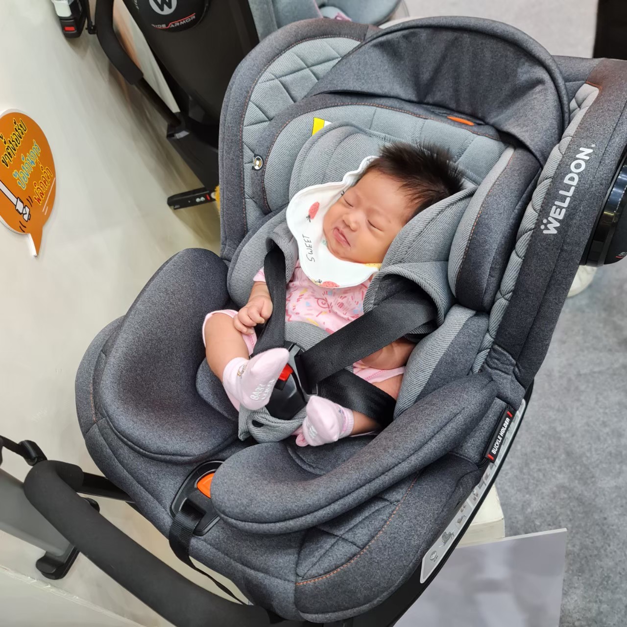 Welldon คาร์ซีท รุ่น COCOON LOVE (แรกเกิด - 4 ปี)