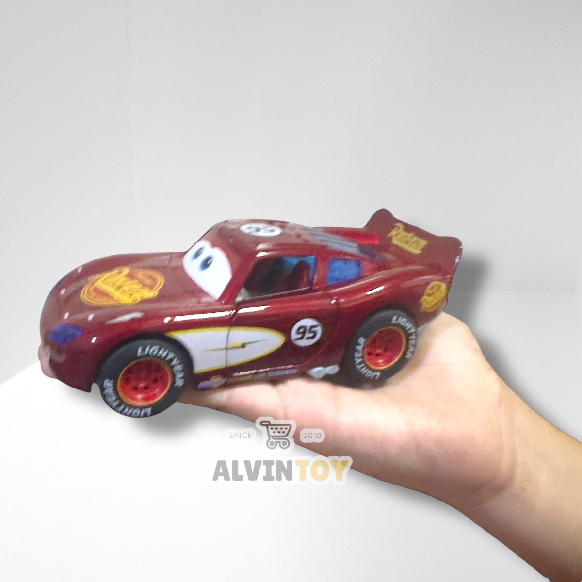 รถเหล็ก Lightning Mcqueen - ไลท์นิ่ง แม็คควีน ไซด์ใหญ่