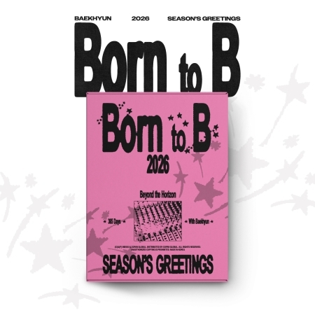 ( Pre-Order ) Baekhyun Season's Greetings 2026 [BORN TO B] ** สั่งเกิน 1 ชิ้นบวกค่าส่งเพิ่มชิ้นละ 20 บาท เนื่องจากสินค้าหนัก ** จำนวนจำกัด ** วางจำหน่าย 23 / 12 / 2025