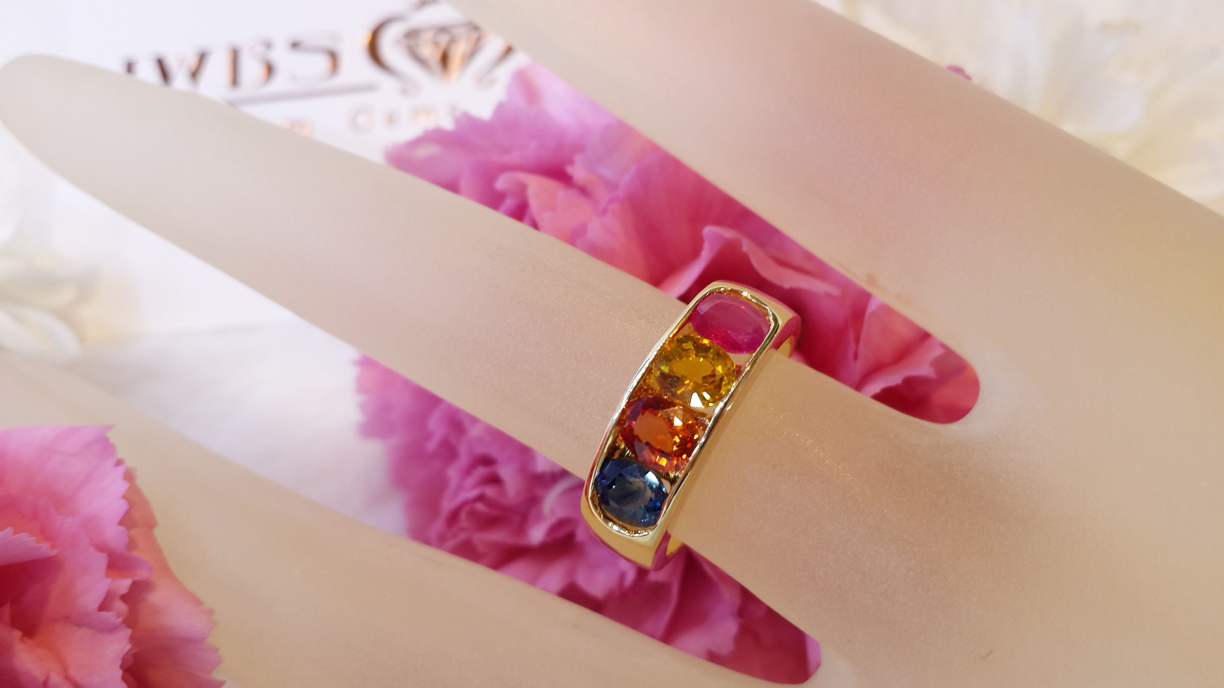 แหวนsapphire สลับสี