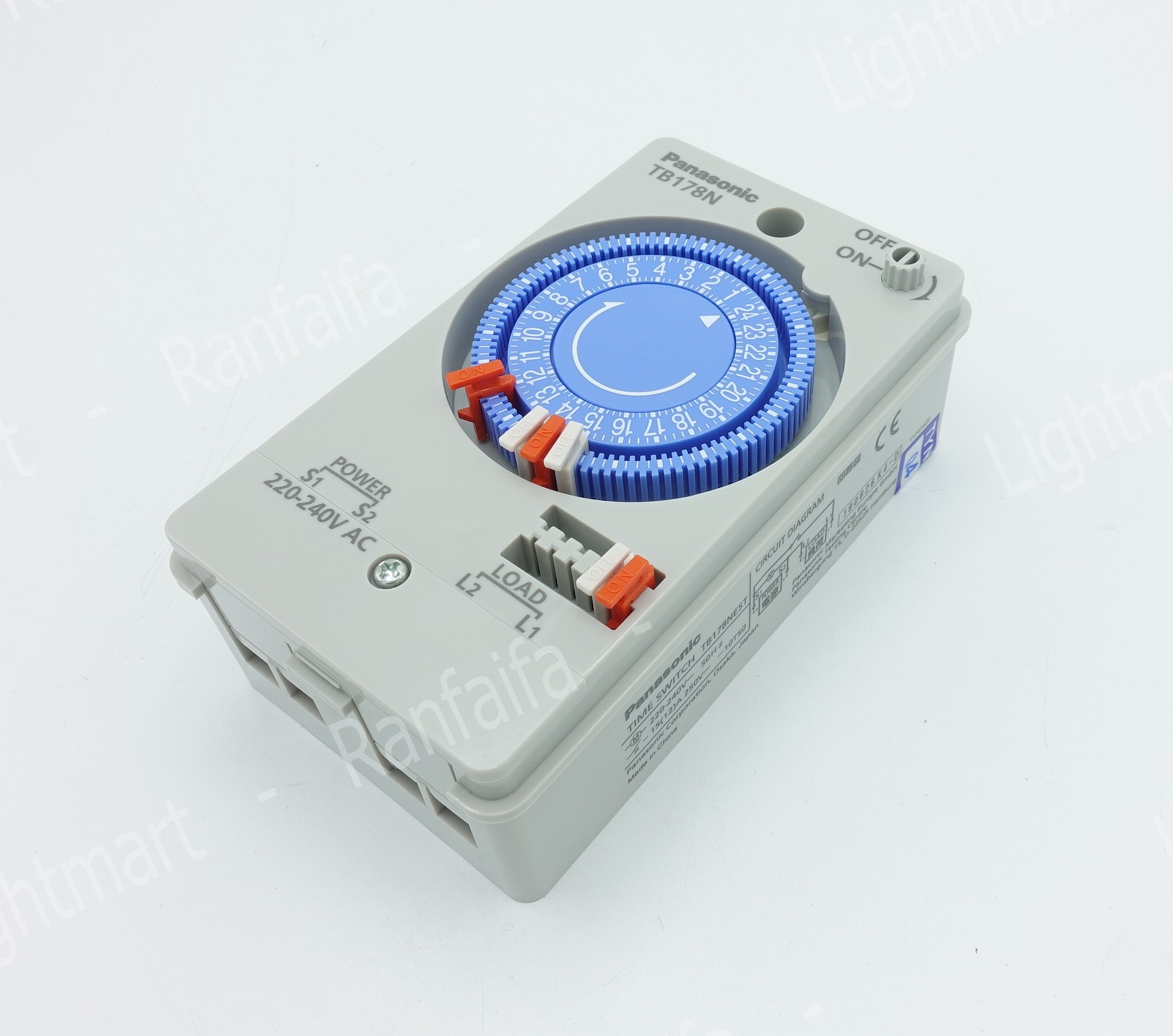 นาฬิกาตั้งเวลา 24 ชม.TB178N "Panasonic"